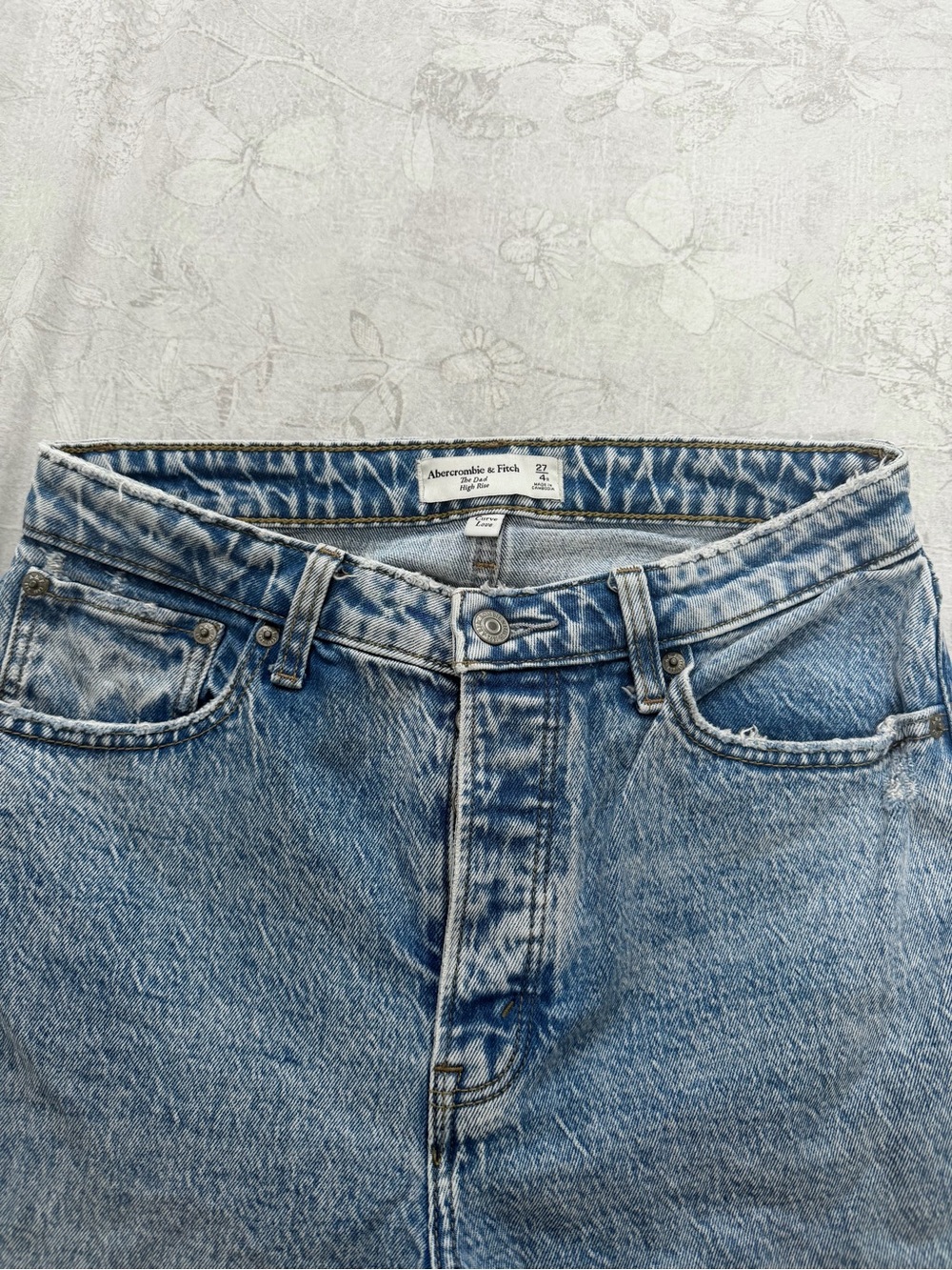 Abercrombie Dad Jeans High Rise
